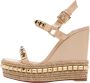 Christian Louboutin Pre-owned Leather sandals Beige Dames - Thumbnail 1
