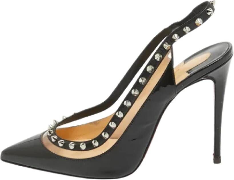 Christian Louboutin Pre-owned Leather sandals Black Dames