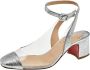 Christian Louboutin Pre-owned Leather sandals Gray Dames - Thumbnail 1