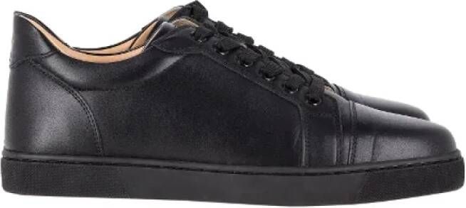 Christian Louboutin Pre-owned Leather sneakers Black Dames