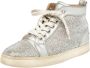 Christian Louboutin Pre-owned Leather sneakers Gray Dames - Thumbnail 1