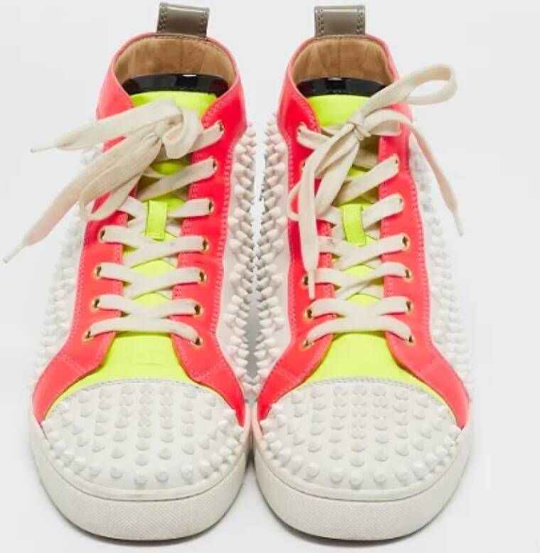 Christian Louboutin Pre-owned Leather sneakers Multicolor Heren