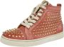 Christian Louboutin Pre-owned Leather sneakers Orange Dames - Thumbnail 1