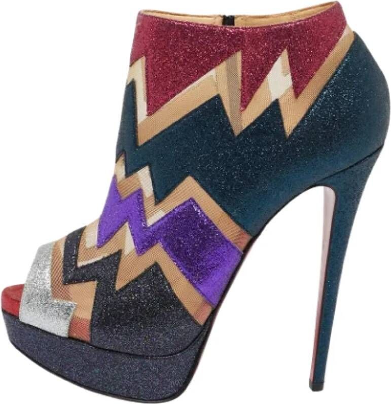 Christian Louboutin Pre-owned Mesh boots Multicolor Dames