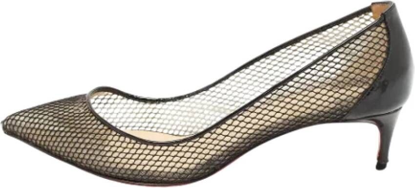 Christian Louboutin Pre-owned Mesh heels Black Dames