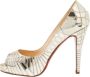 Christian Louboutin Pre-owned Plastic heels Yellow Dames - Thumbnail 1