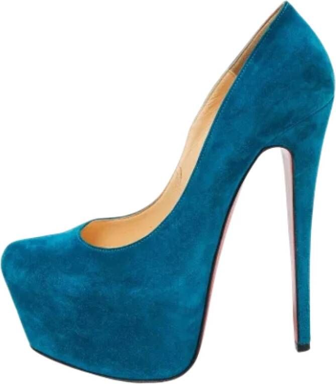 Christian Louboutin Pre-owned Pumps Blue Dames