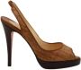 Christian Louboutin Pre-owned Raffia heels Brown Dames - Thumbnail 1