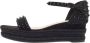 Christian Louboutin Pre-owned Raffia sandals Black Dames - Thumbnail 1