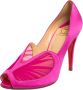 Christian Louboutin Pre-owned Satin heels Pink Dames - Thumbnail 1