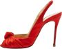 Christian Louboutin Pre-owned Satin sandals Red Dames - Thumbnail 1