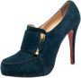Christian Louboutin Pre-owned Suede boots Blue Dames - Thumbnail 1