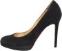 Christian Louboutin Pre-owned Suede heels Black Dames - Thumbnail 1
