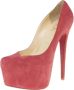 Christian Louboutin Pre-owned Suede heels Pink Dames - Thumbnail 1