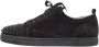 Christian Louboutin Pre-owned Suede sneakers Black Heren - Thumbnail 1