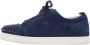 Christian Louboutin Pre-owned Suede sneakers Blue Heren - Thumbnail 1