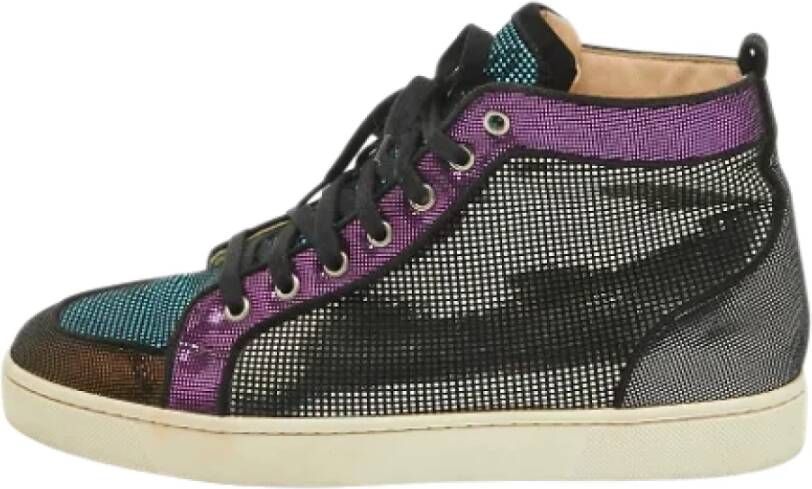 Christian Louboutin Pre-owned Suede sneakers Multicolor Dames