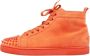 Christian Louboutin Pre-owned Suede sneakers Orange Heren - Thumbnail 1