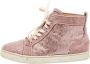 Christian Louboutin Pre-owned Suede sneakers Pink Dames - Thumbnail 1