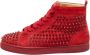 Christian Louboutin Pre-owned Suede sneakers Red Heren - Thumbnail 1
