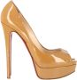 Christian Louboutin Pre-owned Tweedehands Elegante Peep Toe Plateauhakken - Thumbnail 1