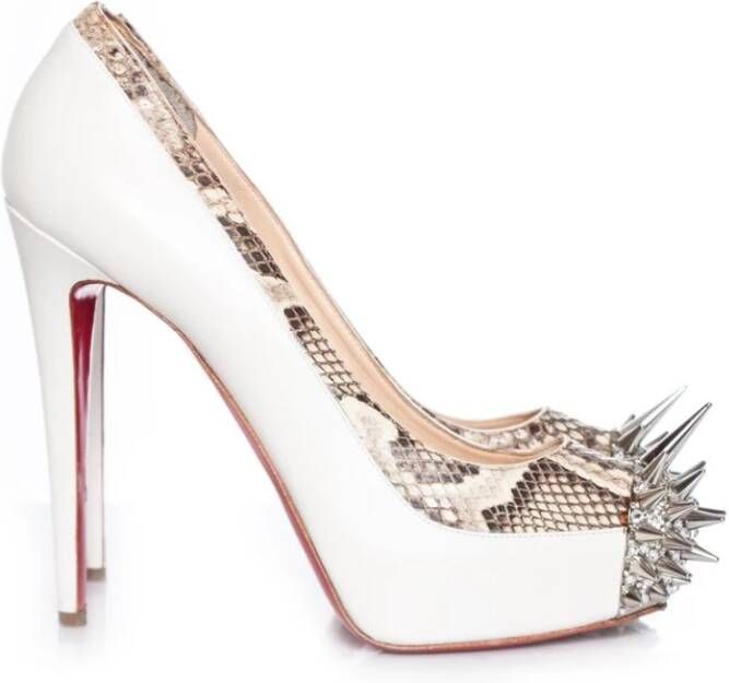 Christian Louboutin Pre-owned Tweedehands Pigalle Follies Spikes Hakken