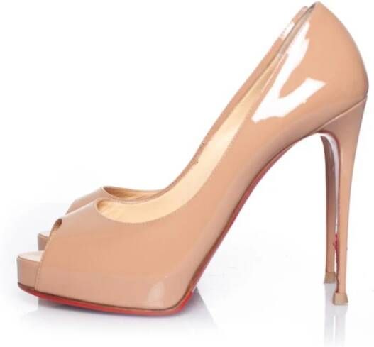Christian Louboutin Pre-owned Tweedehands Pigalle Plato PeepToe Pumps