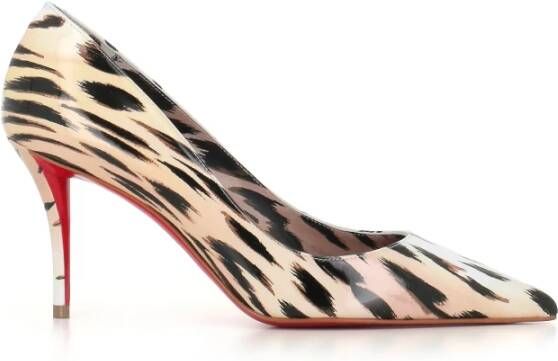 Christian Louboutin Pumps met luipaardprint en hak