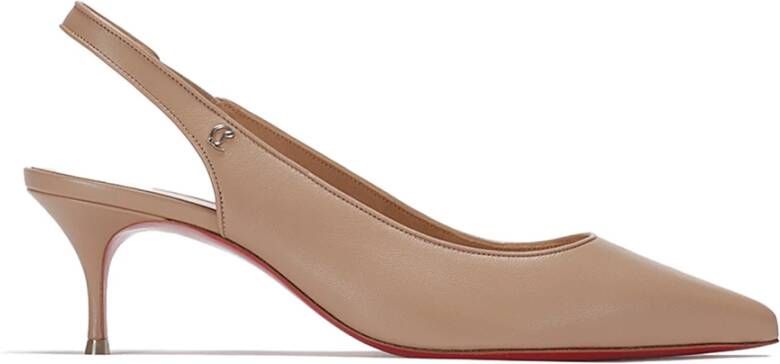 Christian Louboutin Pumps & high heels Sporty Kate Sling 55 Nappa Lining in beige
