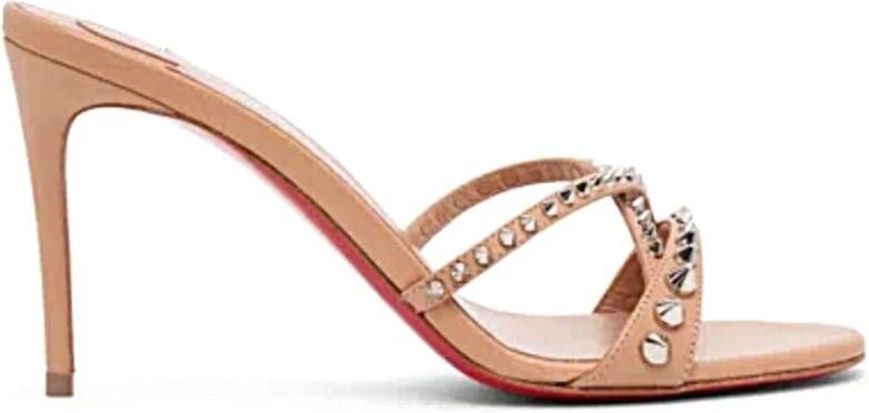 Christian Louboutin Sandalen Tatoosh Spikes 85 Kid Lining in beige