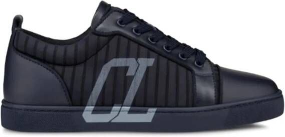 Christian Louboutin Stijlvolle Sneakers voor Dagelijks Gebruik Blue Heren