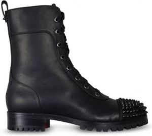 Christian Louboutin Ts Croc Flat Enkellaarzen Zwart Dames