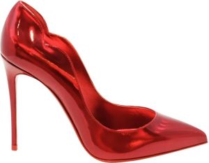 Christian Louboutin Verhoog je stijl met leren hakken Rood Dames