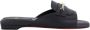 Christian Louboutin Zwarte Ketting Muil Sandaal - Thumbnail 1