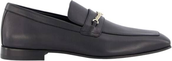 Christian Louboutin Zwarte leren heren loafers