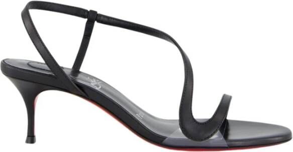 Christian Louboutin Zwarte leren Rosalie sandalen