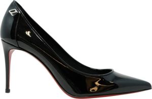 Christian Louboutin Zwarte Patentleren Sporty Kate Pumps Zwart Dames