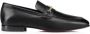 Christian Louboutin Zwarte platte schoenen met logo ketting Black Heren - Thumbnail 1