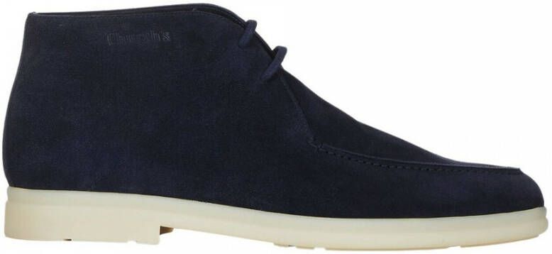 Church's Blauwe Veterschoenen Aw22 Blauw Heren