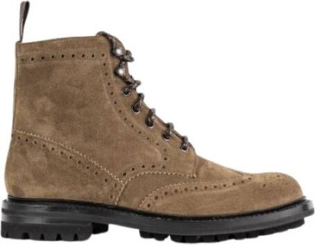 Church's Beige Suède Brogue Veterschoenen