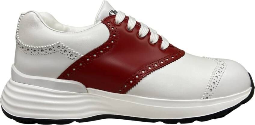 Church's Blanco Rojo Oxford Sneaker White Heren