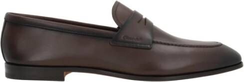 Church's Bruin leren amandelvormige loafers Brown Heren
