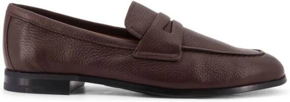 Church's Bruin Leren Platte Schoenen met Rubberen Zool