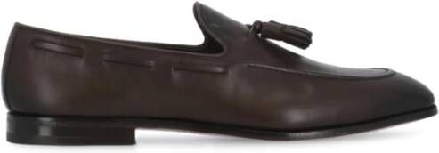 Church's Bruine Leren Loafers met Zichtbare Stiksels Brown Heren