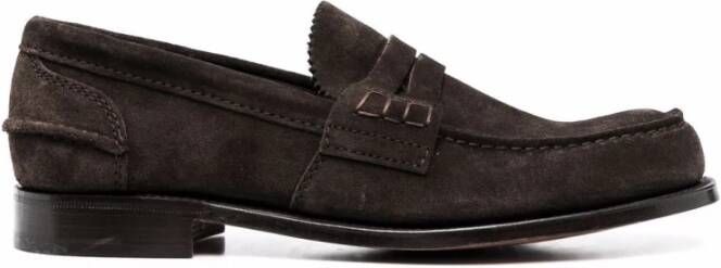 Church's Bruine Suède Loafers Brown Heren