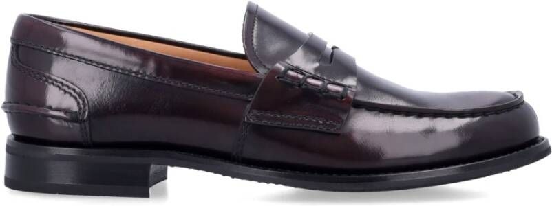 Church's Burgundy Closed Loafers Aw25