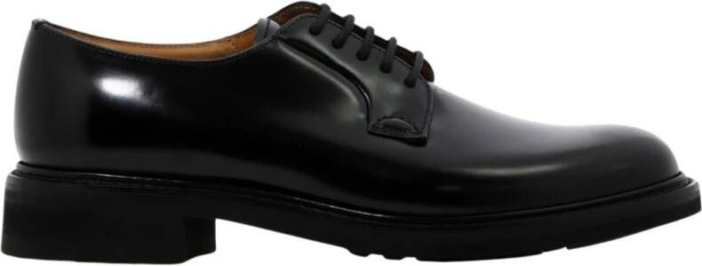 Church's Zwarte platte schoenen Black Heren