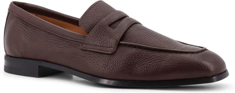 Church's Bruin Leren Platte Schoenen met Rubberen Zool