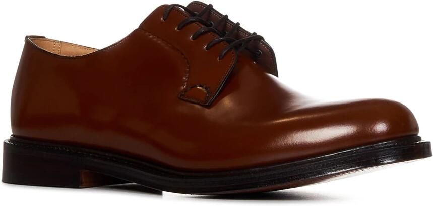 Church's Bruine leren derby schoenen met veters - Foto 3