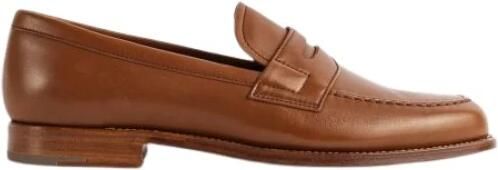 Church's Bruine leren loafers met a delvormige neus - Foto 3